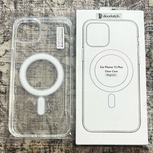 iPhone 15 Plus Phone Case MagSafe- Clear